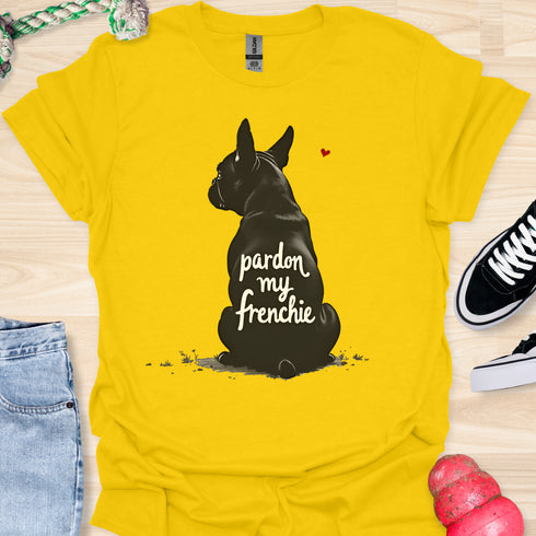 Pardon my frenchie - V4 - Stylish Back T-Shirt